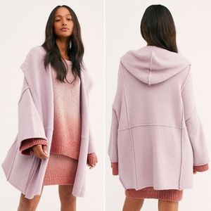 $128 Free People Livin In This Cardi Lilac Cardigan